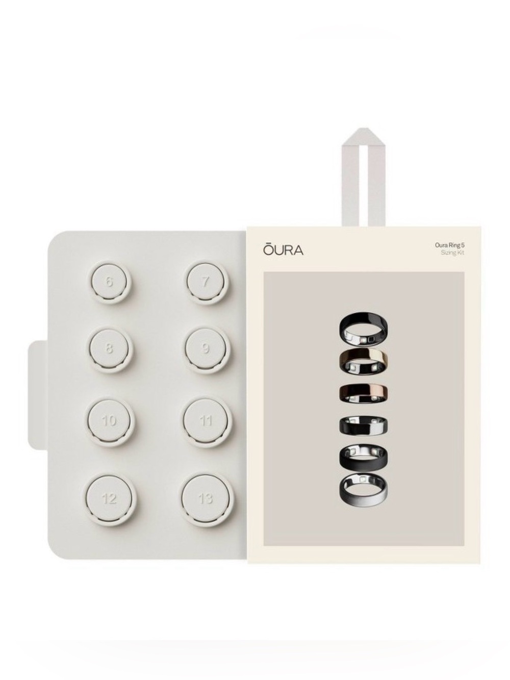Oura Ring 5 sizing kit